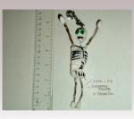 Hanni Sager, Skeleton Figurine (green eyes)