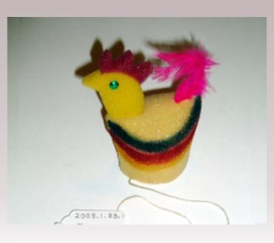 Hanni Sager, Rooster Toy (foam)