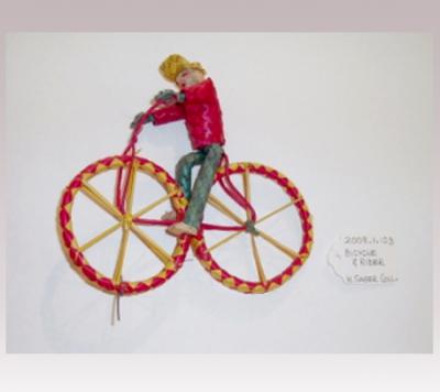 Hanni Sager, Toy, Rider on Bicycle