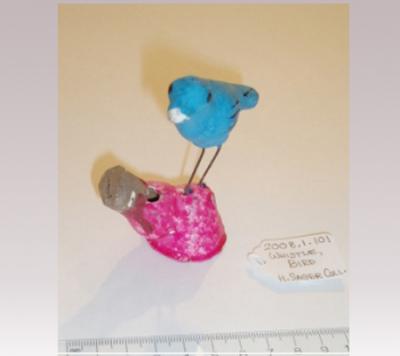 Hanni Sager, Bird Whistle, (Blue/Pink)